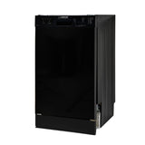 Lavavajillas de 18 pulgadas, 1840, 10 cubiertos + estante para vinos, 3.4 galones, SILENCIOSO 51 dB, 110V, E-Star, ADA