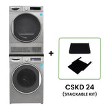 Lavadora Conserv Luxe de 2.2 pies cúbicos 110V + Secadora de condensación de 4 pies cúbicos 220V, garantía de 2 años