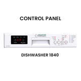 18 in Dishwasher 10 place QUIET 110V E-Star ADA+3/4 HP Garbage Disposer -- White