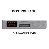 18 in Dishwasher 10 place QUIET 110V E-Star ADA+3/4 HP Garbage Disposer -- White