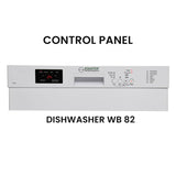 24 in Dishwasher 14 place + 3/4 HP Garbage Disposer QUIET 51dB 110V E-Star ADA -- White