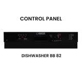 24 in Dishwasher 14 place + 3/4 HP Garbage Disposer QUIET 51dB 110V E-Star ADA -- White