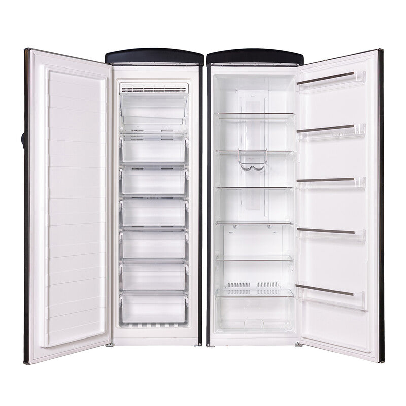 Ensemble réfrigérateur rétro Conserv 24 po 11 pi³ + congélateur vertical 8,3 pi³ 110 V
