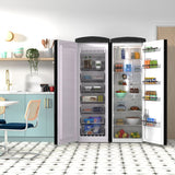 Ensemble réfrigérateur rétro Conserv 24 po 11 pi³ + congélateur vertical 8,3 pi³ 110 V