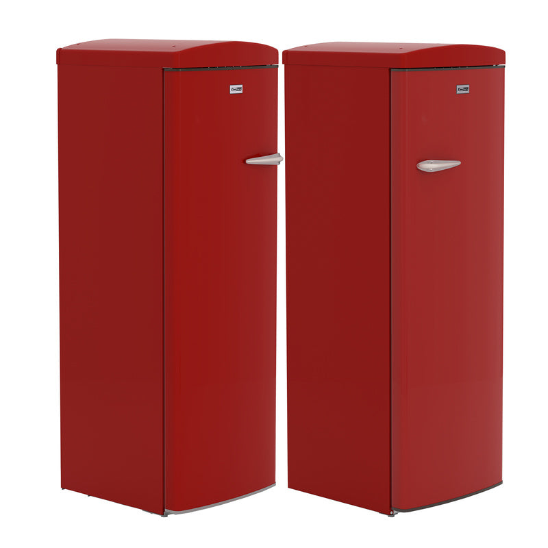 Ensemble réfrigérateur rétro Conserv 24 po 11 pi³ + congélateur vertical 8,3 pi³ 110 V