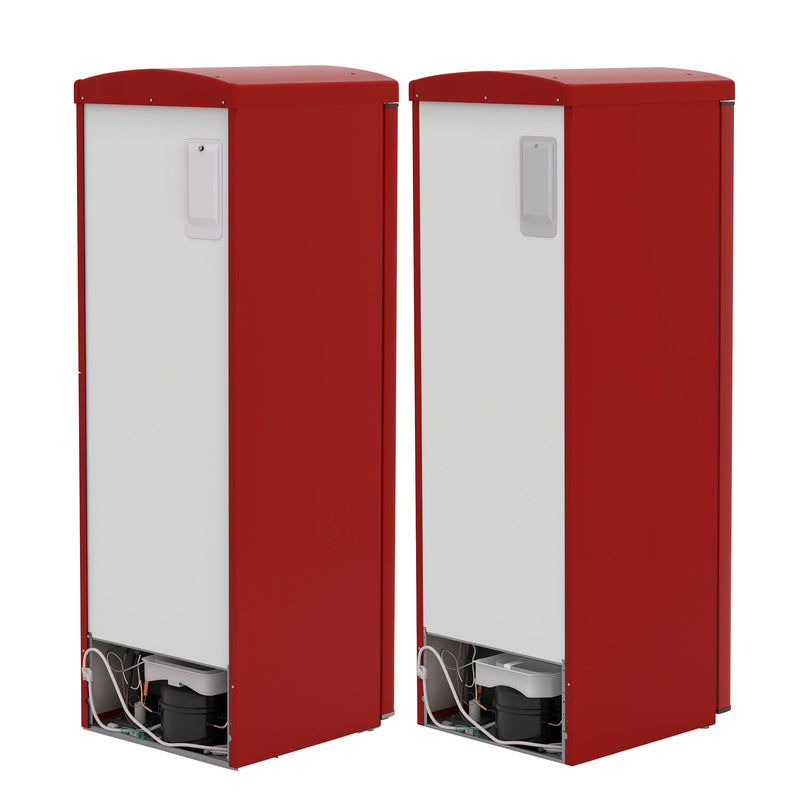 Ensemble réfrigérateur rétro Conserv 24 po 11 pi³ + congélateur vertical 8,3 pi³ 110 V