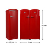 Ensemble réfrigérateur rétro Conserv 24 po 11 pi³ + congélateur vertical 8,3 pi³ 110 V