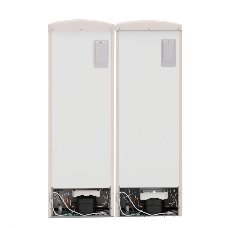 Ensemble réfrigérateur rétro Conserv 24 po 11 pi³ + congélateur vertical 8,3 pi³ 110 V