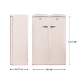 Ensemble réfrigérateur rétro Conserv 24 po 11 pi³ + congélateur vertical 8,3 pi³ 110 V