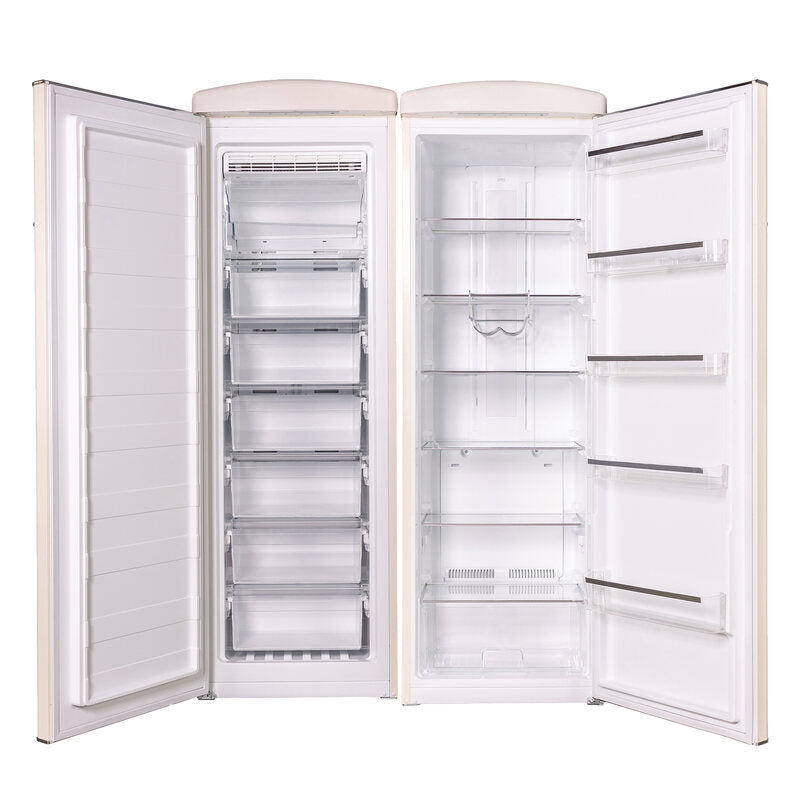 Ensemble réfrigérateur rétro Conserv 24 po 11 pi³ + congélateur vertical 8,3 pi³ 110 V
