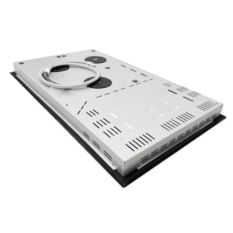 Table de cuisson électrique hybride CÉRAMIQUE-INDUCTION 5 foyers de 36 pouces 220V Equator