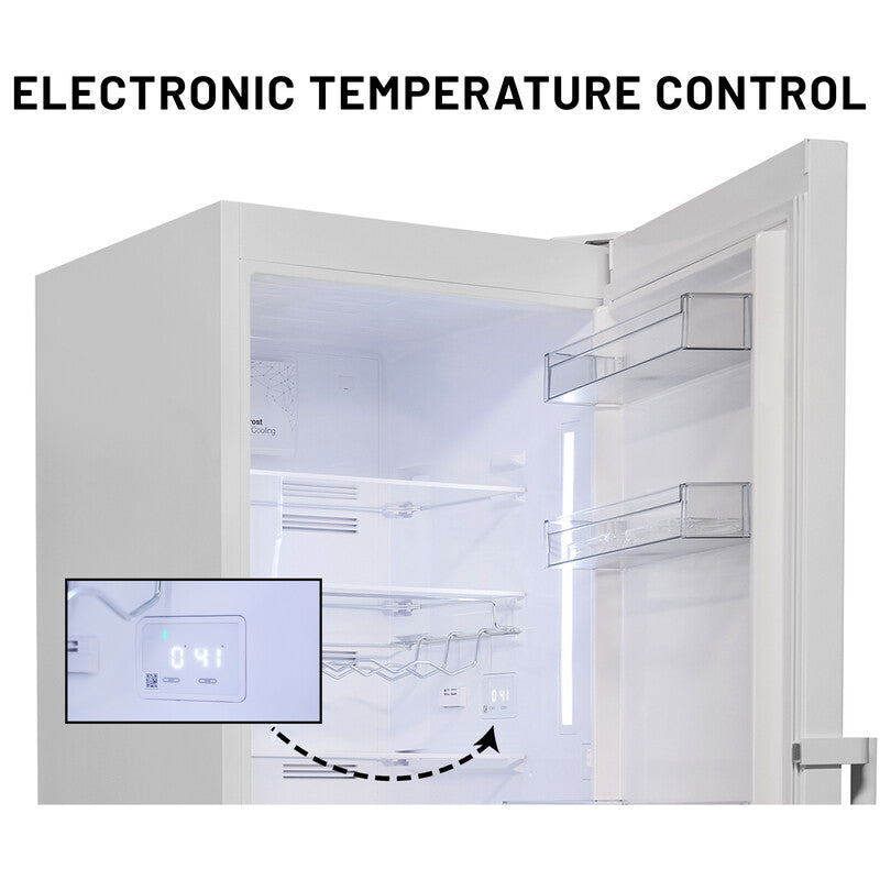 Conserv 12cf No Frost Bottom Freezer Refrigerator Wine Rack GARAGE READY E-Star