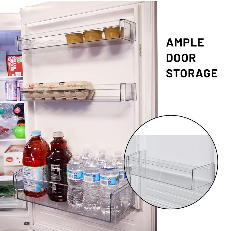 Conserv 12cf No Frost Bottom Freezer Refrigerator Wine Rack GARAGE READY E-Star