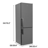 Conserv 12cf No Frost Bottom Freezer Refrigerator Wine Rack GARAGE READY E-Star