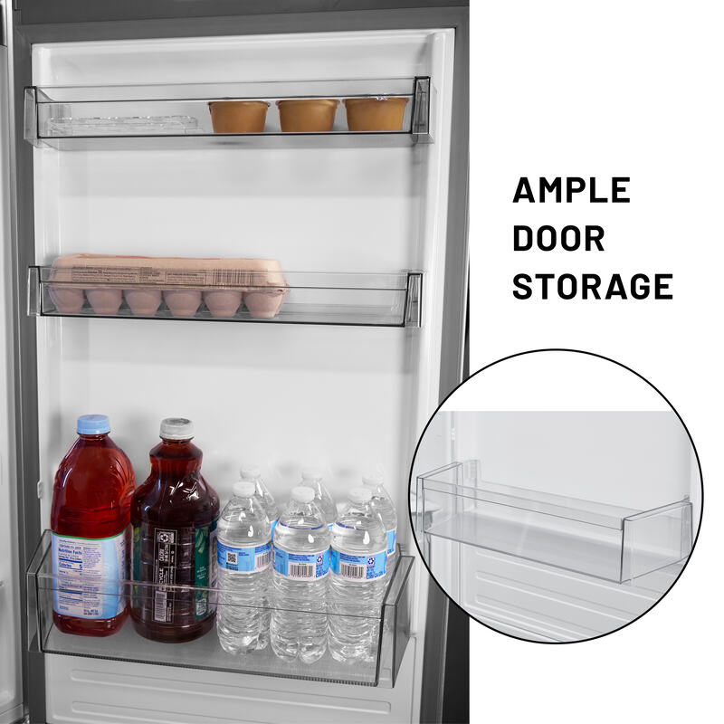 Conserv 12cf No Frost Bottom Freezer Refrigerator Wine Rack GARAGE READY E-Star