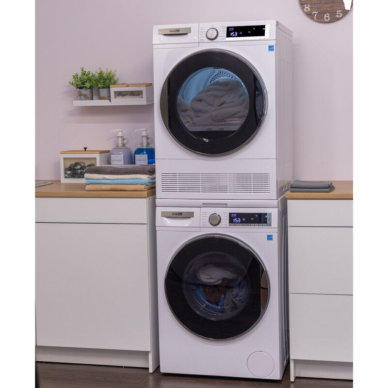 Lavadora Conserv Luxe de 2.2 pies cúbicos 110V + Secadora de condensación de 4 pies cúbicos 220V, garantía de 2 años