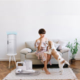ENSEMBLE MAISON SAINE POUR ANIMAUX DE COMPAGNIE Niveau 2 Purificateur d'air pour toiletteur Humidificateur 110V 431 pi²