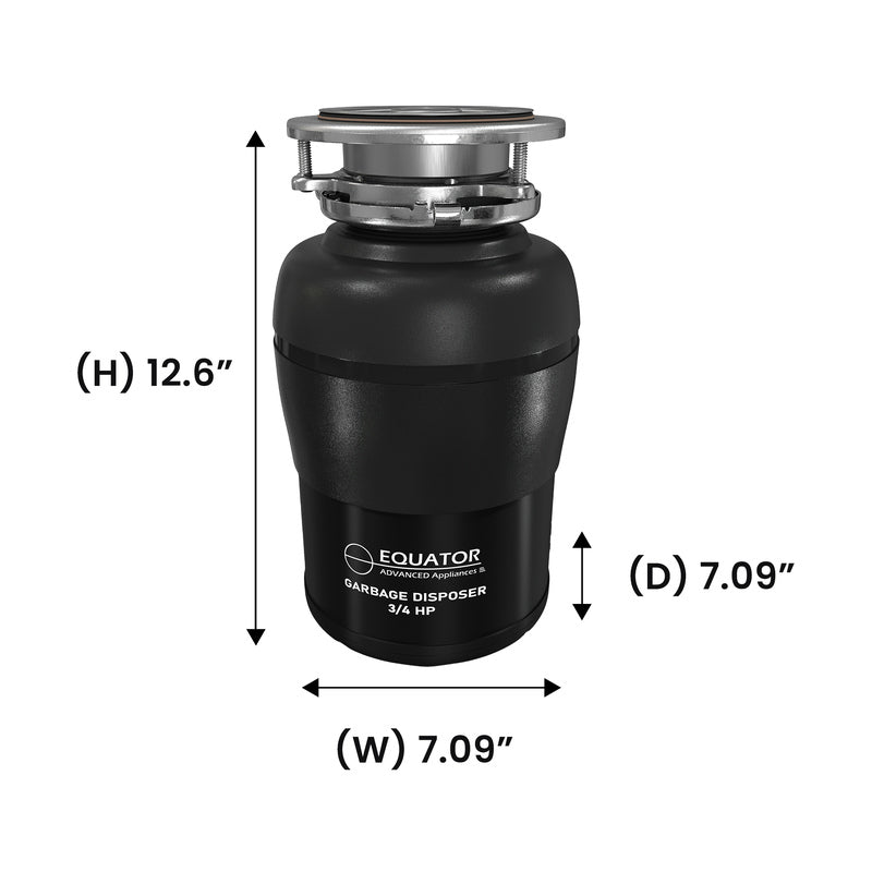 24 in Dishwasher 15 place QUIET 110V E-Star +3/4 HP Air Switch Garbage Disposer