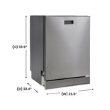 24 in Dishwasher 15 place QUIET 110V E-Star +3/4 HP Air Switch Garbage Disposer