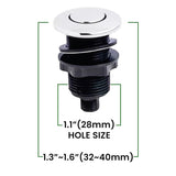 Triturador de basura 3/4 HP ULTRA SILENCIOSO + Interruptor de aire para encimera, 110 V