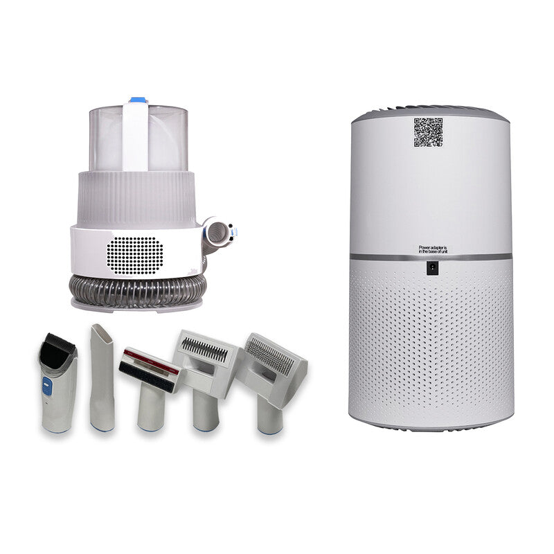 PET HEALTHY HOME SET Level 1 Groomer + Air Purifier 110V 269sf