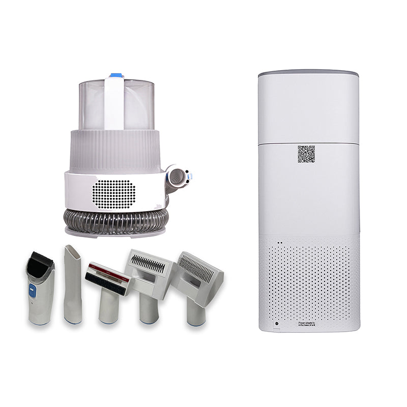 ENSEMBLE MAISON SAINE POUR ANIMAUX DE COMPAGNIE Niveau 2 Purificateur d'air pour toiletteur Humidificateur 110V 431 pi²