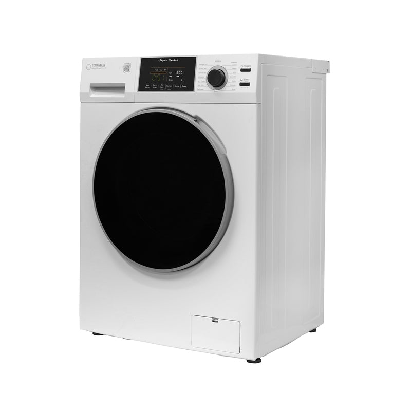 Laveuse à chargement frontal 1,6 pi³/15 lb, blanc, 110 V, 15 programmes + cycle pour animaux de compagnie