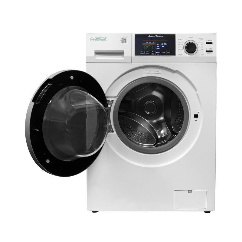 Laveuse à chargement frontal 1,6 pi³/15 lb, blanc, 110 V, 15 programmes + cycle pour animaux de compagnie