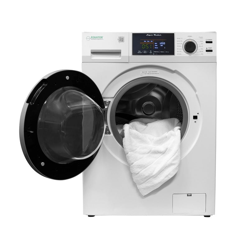 Laveuse à chargement frontal 1,6 pi³/15 lb, blanc, 110 V, 15 programmes + cycle pour animaux de compagnie