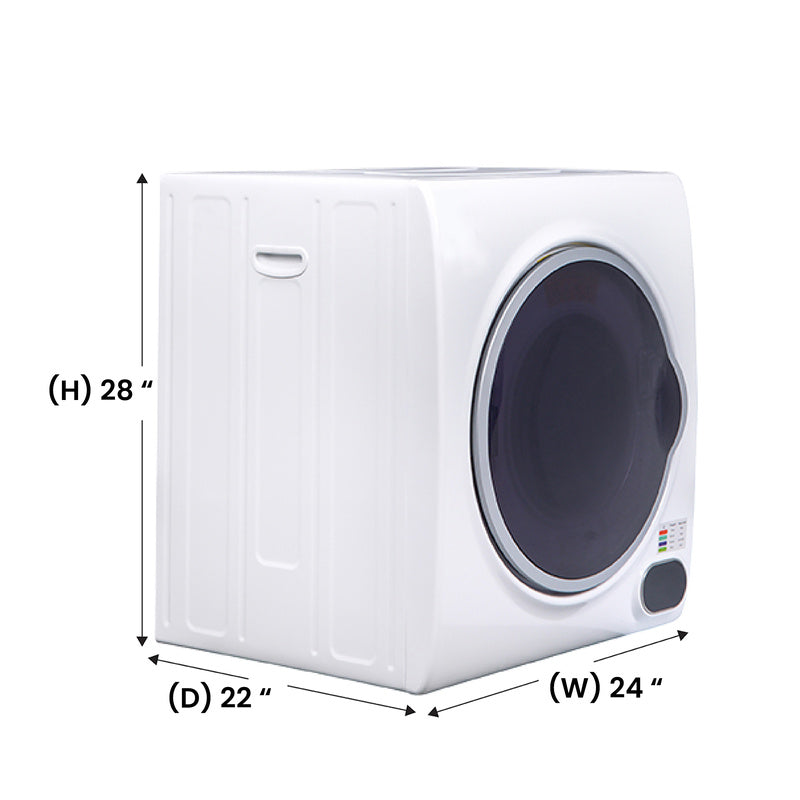 Compact Vented Sensor Dryer 3.5cf/13lbs 110V Bottom control DIGITAL