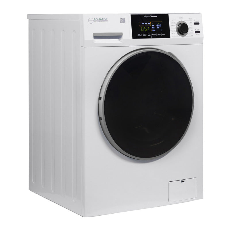 Super Washer 1.9cf/18lbs Sani Allergen Winterize 1400RPM White 110V