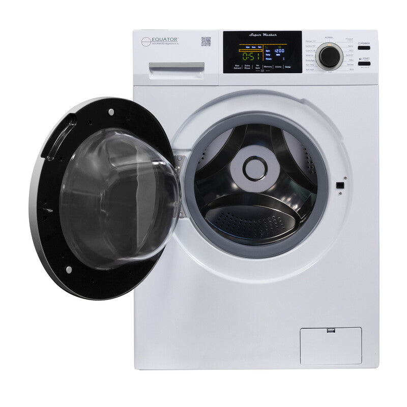 Super Washer 1.9cf/18lbs Sani Allergen Winterize 1400RPM White 110V