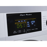 Super Washer 1.9cf/18lbs Sani Allergen Winterize 1400RPM White 110V