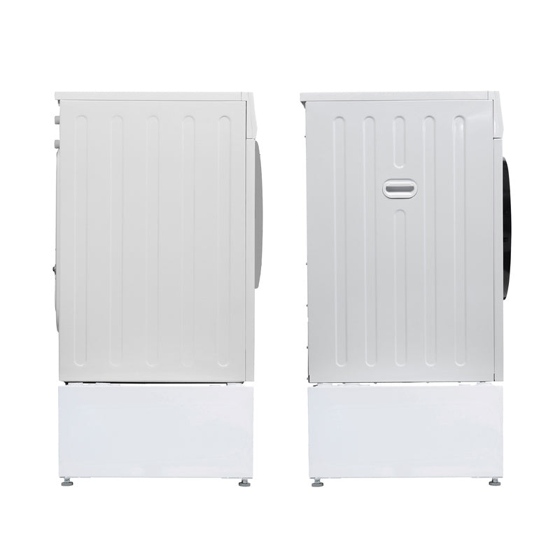 SET DE LAVANDERÍA COMPLETO 110V EW 835 Lavadora Sani 1.9cf + ED 870 Secadora con ventilación + Bases