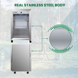 Refrigerador para interiores/exteriores de 2.3 pies cúbicos, clasificación IPX4, acero inoxidable, empotrable/independiente, capacidad para 85 latas, silencioso (42 dB)