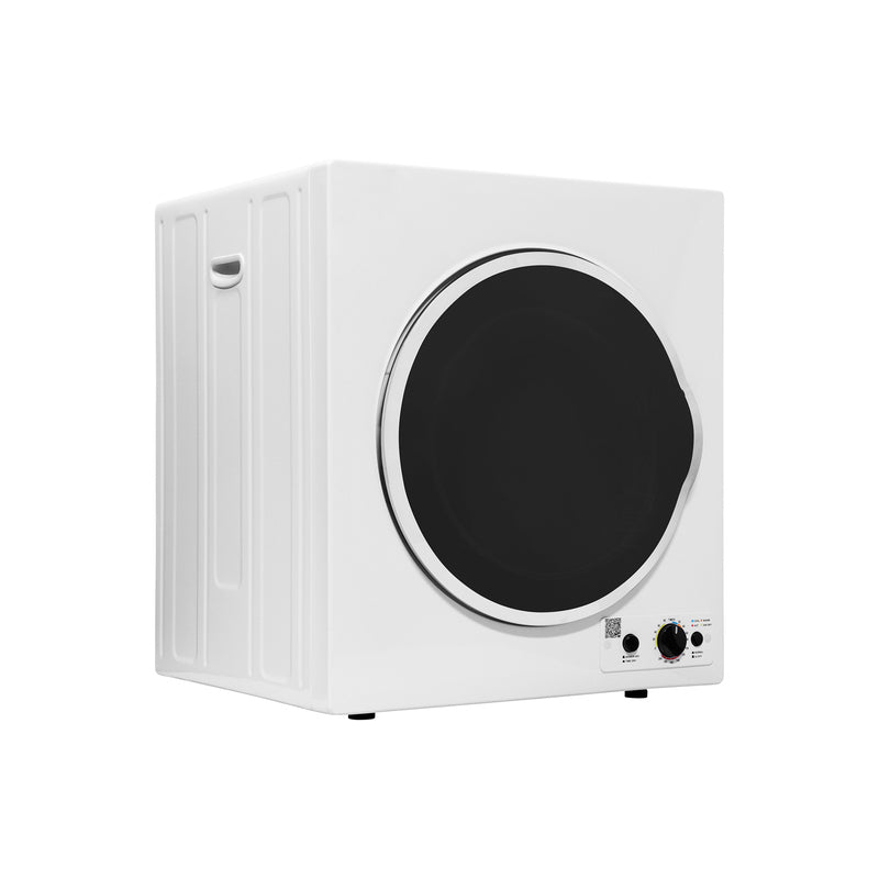 Secadora compacta ventilada con sensor 3.5 pies cúbicos/13 libras 110V CONTROLES INFERIORES (Reacondicionada)
