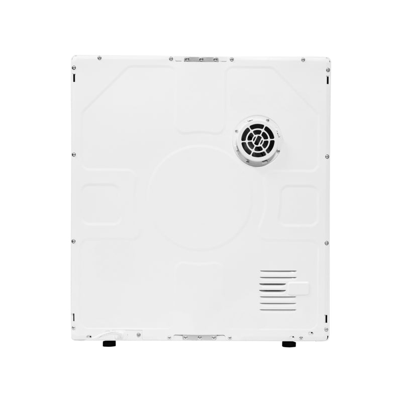Secadora compacta ventilada con sensor 3.5 pies cúbicos/13 libras 110V CONTROLES INFERIORES (Reacondicionada)