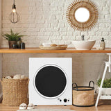 Secadora compacta ventilada con sensor 3.5 pies cúbicos/13 libras 110V CONTROLES INFERIORES (Reacondicionada)