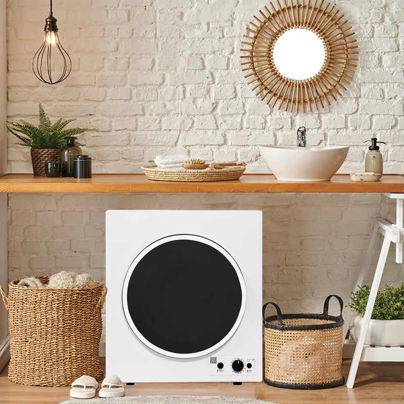 Secadora compacta ventilada con sensor 3.5 pies cúbicos/13 libras 110V CONTROLES INFERIORES (Reacondicionada)