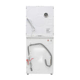 LAVADORA PREMIUM APILABLE 110V EW 826 1.62 pies cúbicos 15 libras + SECADORA VENTILADA DIGI ED 852 3.5 pies cúbicos