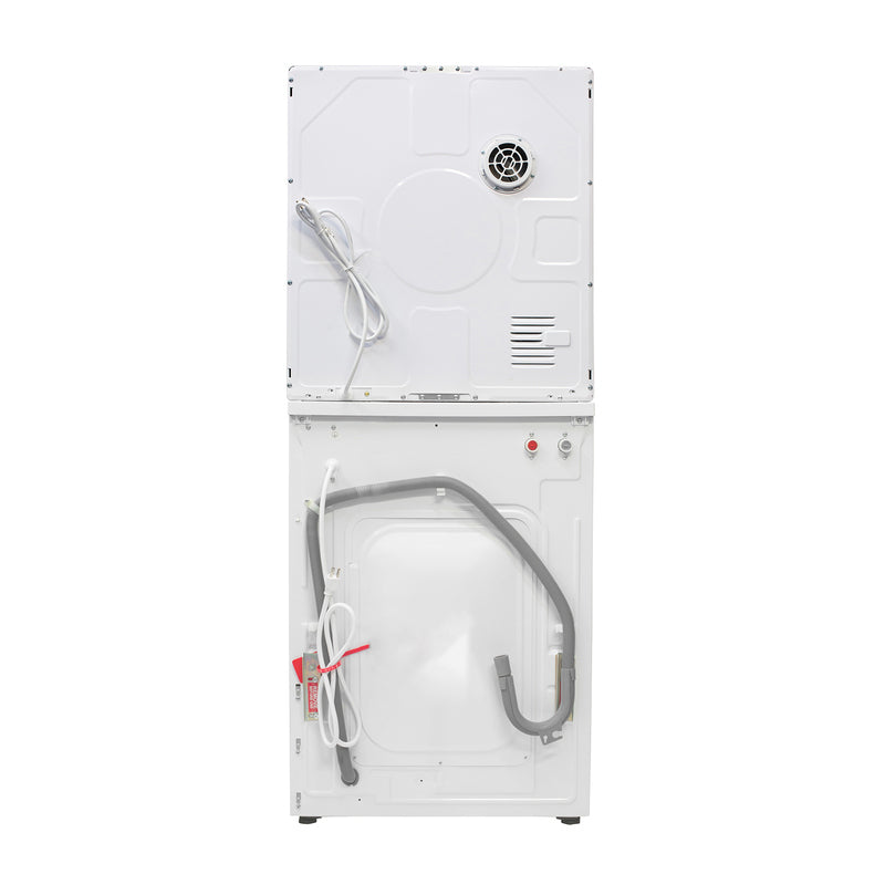 LAVADORA PREMIUM APILABLE 110V EW 826 1.62 pies cúbicos 15 libras + SECADORA VENTILADA DIGI ED 852 3.5 pies cúbicos