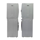 LAVADORA PREMIUM APILABLE 110V EW 826 1.62 pies cúbicos 15 libras + SECADORA VENTILADA DIGI ED 852 3.5 pies cúbicos
