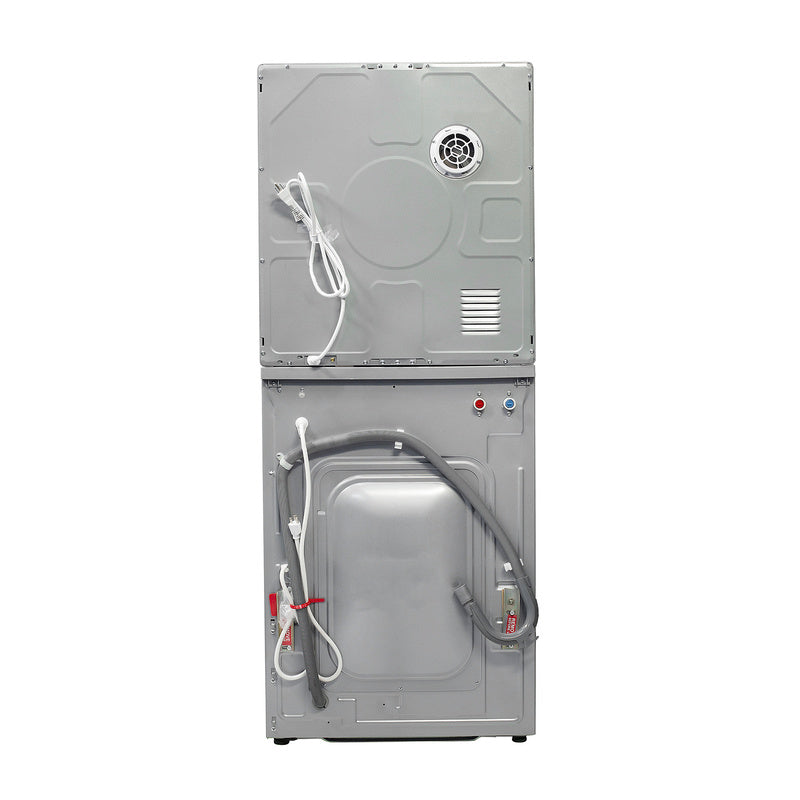 LAVADORA PREMIUM APILABLE 110V EW 826 1.62 pies cúbicos 15 libras + SECADORA VENTILADA DIGI ED 852 3.5 pies cúbicos