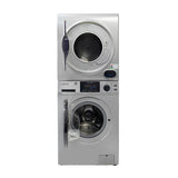 LAVADORA PREMIUM APILABLE 110V EW 826 1.62 pies cúbicos 15 libras + SECADORA VENTILADA DIGI ED 852 3.5 pies cúbicos