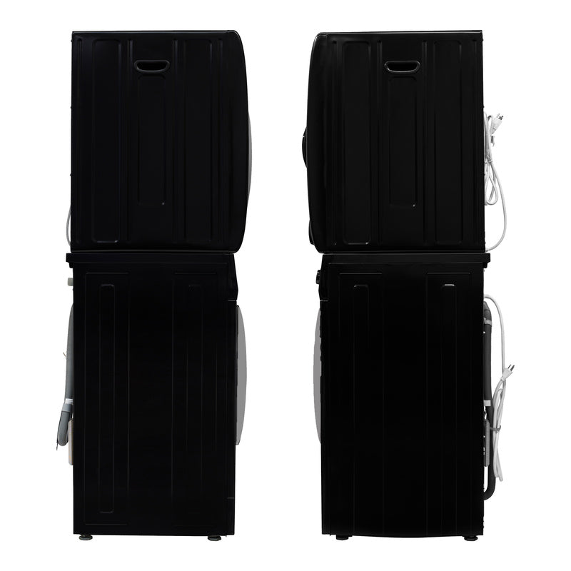 LAVADORA PREMIUM APILABLE 110V EW 826 1.62 pies cúbicos 15 libras + SECADORA VENTILADA DIGI ED 852 3.5 pies cúbicos