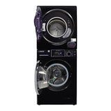 LAVADORA PREMIUM APILABLE 110V EW 826 1.62 pies cúbicos 15 libras + SECADORA VENTILADA DIGI ED 852 3.5 pies cúbicos