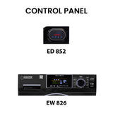 LAVADORA PREMIUM APILABLE 110V EW 826 1.62 pies cúbicos 15 libras + SECADORA VENTILADA DIGI ED 852 3.5 pies cúbicos