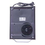 Placa de inducción portátil Equator de 11 pulgadas con un quemador, mango de aluminio LIGHT, 110V