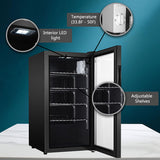 Refrigerador de bebidas Equator SLIM de 18 pulgadas, independiente, 3.2 pies cúbicos, 117 latas, 110V
