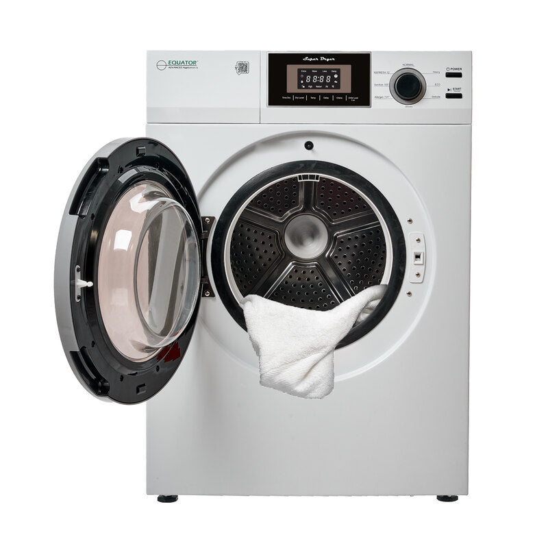 Sèche-linge compact PREMIUM 24 po à évacuation avec prise pour laveuse, 3,1 pi³/13 lb, capteur, 110 V